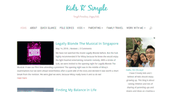 Desktop Screenshot of kidsrsimple.com