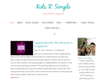 Tablet Screenshot of kidsrsimple.com